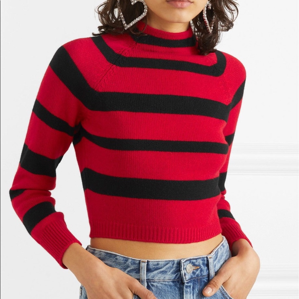 IN SEARCH OF: Miu Miu Cropped Striped Sweater